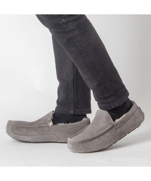 セール】UGG ASCOT メンズ アグ 1101110 モカシン M シューズ M 