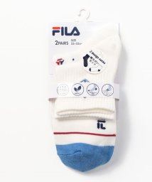 FILA socks Ladies/ヨット柄 ショートソックス 2足組 レディース/505239194