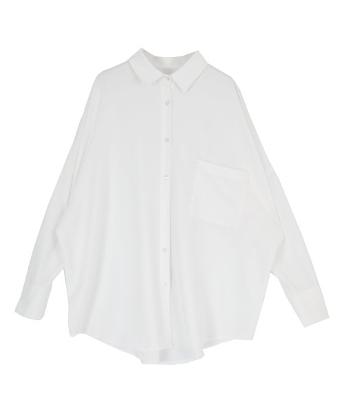 SEA DRESS(シードレス)/オーバーサイズシャツラッシュガード/ホワイト