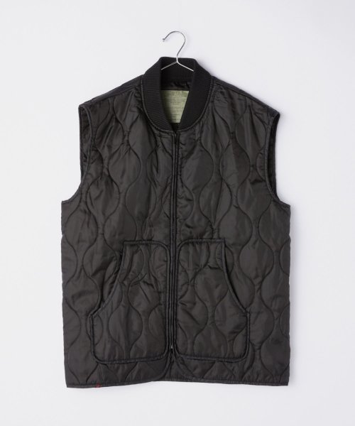 ROTHCO(ロスコ)/ROTHCO WOOBIEV ベスト QUILTED WOOBIE VEST ロスコ メンズ レディース アウター キルティングベスト ミリタリー 防寒着 秋冬/ブラック