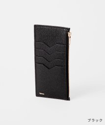 Valextra(ヴァレクストラ)/ヴァレクストラ VALEXTRA V2A11 028 小銭入れ 4 CC COINS SMALL WALLET メンズ 財布 コインケース カードケース フラグ/ブラック