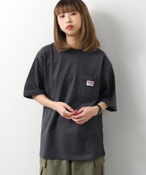 ZIP FIVE(ジップファイブ)/別注ピスネームポケTシャツ/チャコールグレー