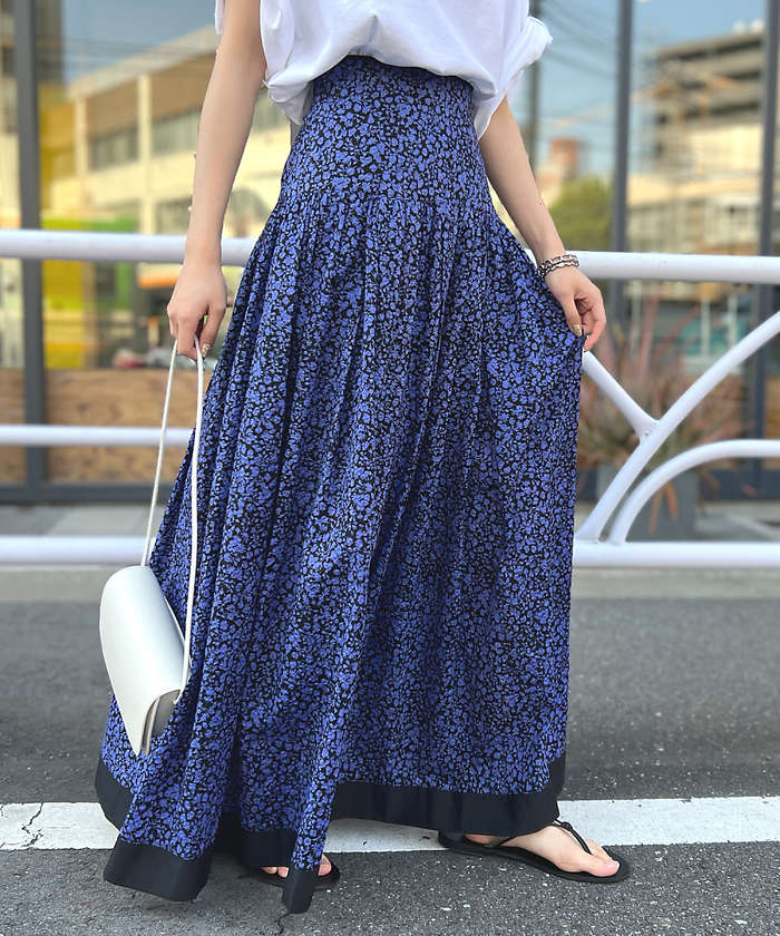 セール】ミラクルウェーブマキシスカート(505243806) | ルージュヴィフ