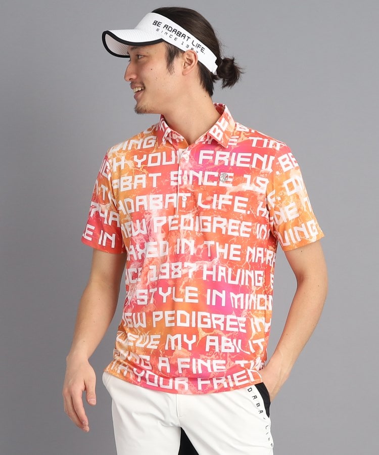 セール】【UVカット/防透け】ロゴデザイン 半袖ポロシャツ(505243882