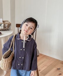 aimoha/【aimoha－KIDS－】韓国子供服　ギンガムチェックブラウスシャツ/505243938