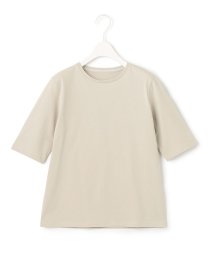 ICB（LARGE SIZE）(ICB（大きいサイズ）)/【洗える】 ベーシック Tシャツ/ライトオリーブ系