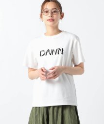 Grand PARK(グランドパーク)/ドライタッチ素材　ビーズ刺繍ライトフィットTシャツ/09ホワイト