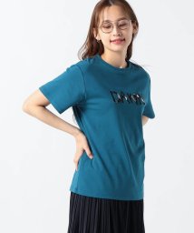 Grand PARK(グランドパーク)/ドライタッチ素材　ビーズ刺繍ライトフィットTシャツ/60ブルー