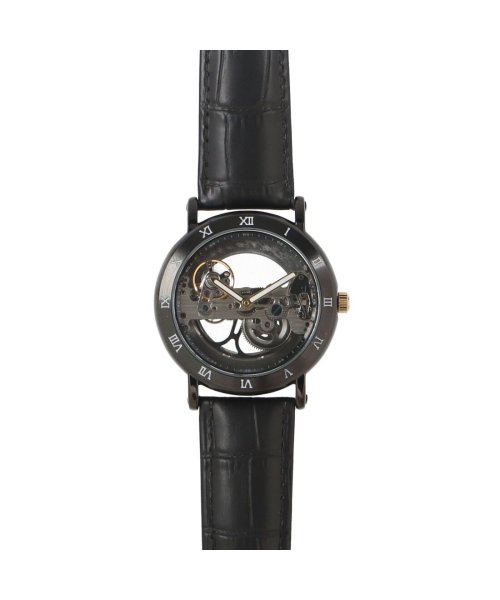 SP(エスピー)/WSA001－BKS メンズ腕時計 レザーベルト/BKS
