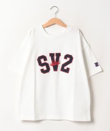 SEVEN2(セブンツー)/SEVEN2　ハンソデ Tシャツ/ホワイト