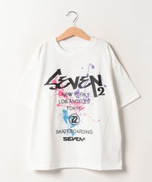 SEVEN2(セブンツー)/SEVEN2　ハンソデ Tシャツ/ホワイト