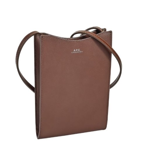APC アーペーセー A.P.C. PXBMW H63043 ショルダーバッグ メンズ バック 肩掛け レザー ネックポーチ プレゼント バック 5cm