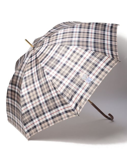 POLO RALPH LAUREN(umbrella)(ポロラルフローレン（傘）)/傘　チェック×POLO BEAR/ベージュ