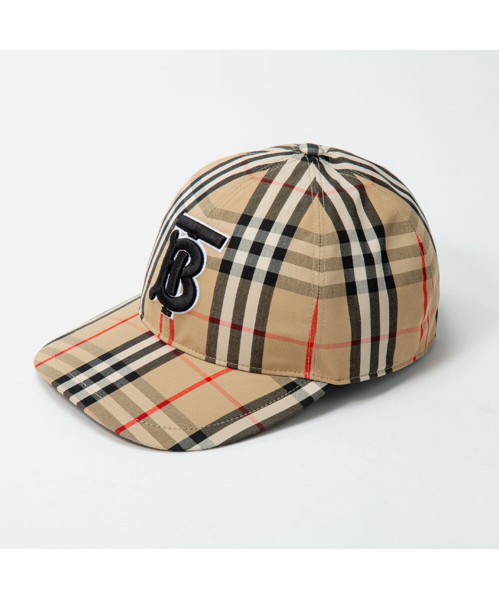 バーバリー BURBERRY 80385041 キャップ メンズ レディース 帽子 TBロゴ ベースボールキャップ ヴィンテージチェック コットン  モノグラフモ