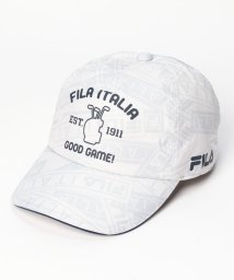 FILA GOLF(フィラゴルフ（レディース）)/【ゴルフ】グラフィックプリント レインキャップ メンズ/グレー