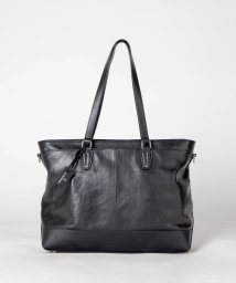 GUIONNET(GUIONNET)/GUIONNET トートバッグ PG007 2WAY LEATHER TOTE BAG ギオネ レザー ビジネストート/ブラック