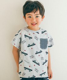 SLAP SLIP/【お揃い】はたらくくるま総柄半袖Tシャツ(80~120cm)/505244331