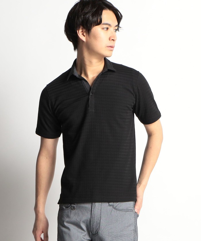 変形針抜スキッパーポロシャツ(505244338) | ハイダウェイ ニコル