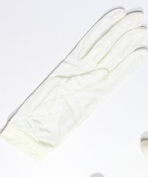 TeddyShop(テディショップ)/レディース 薄手サラツヤ手触りUV対策シルク手袋/ホワイト