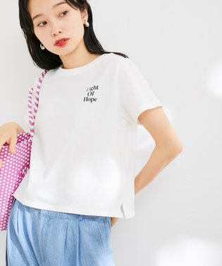 VIS/【洗える】USAコットンちびロゴTシャツ/505245031