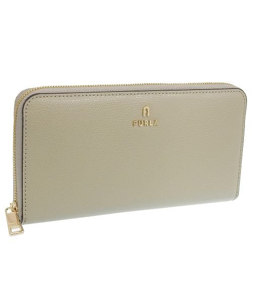 FURLA(フルラ)/FURLA フルラ CAMELIA カメリア ROUND ZIP WALLET 長財布 XLサイズ/ベージュ