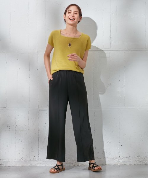 定番のお歳暮&冬ギフト 美品 エニィファム ストレートワイドパンツ 新品未使用 anyfam ワイドパンツ