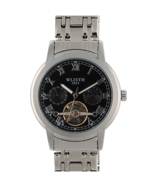SP(エスピー)/WSA012－BLK メンズ腕時計 メタルベルト/ブラック系