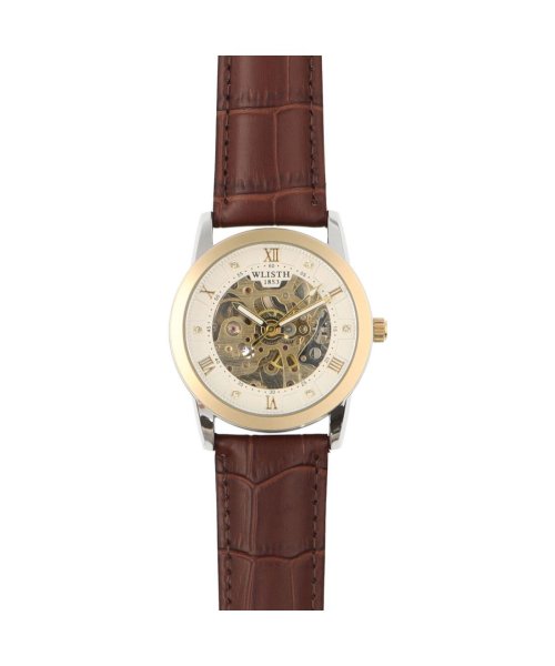 SP(エスピー)/WSA019－GDWH メンズ腕時計 レザーベルト/ゴールド系