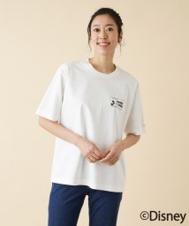 Leilian(レリアン)/Tシャツ【ミッキーマウス】/アイボリー