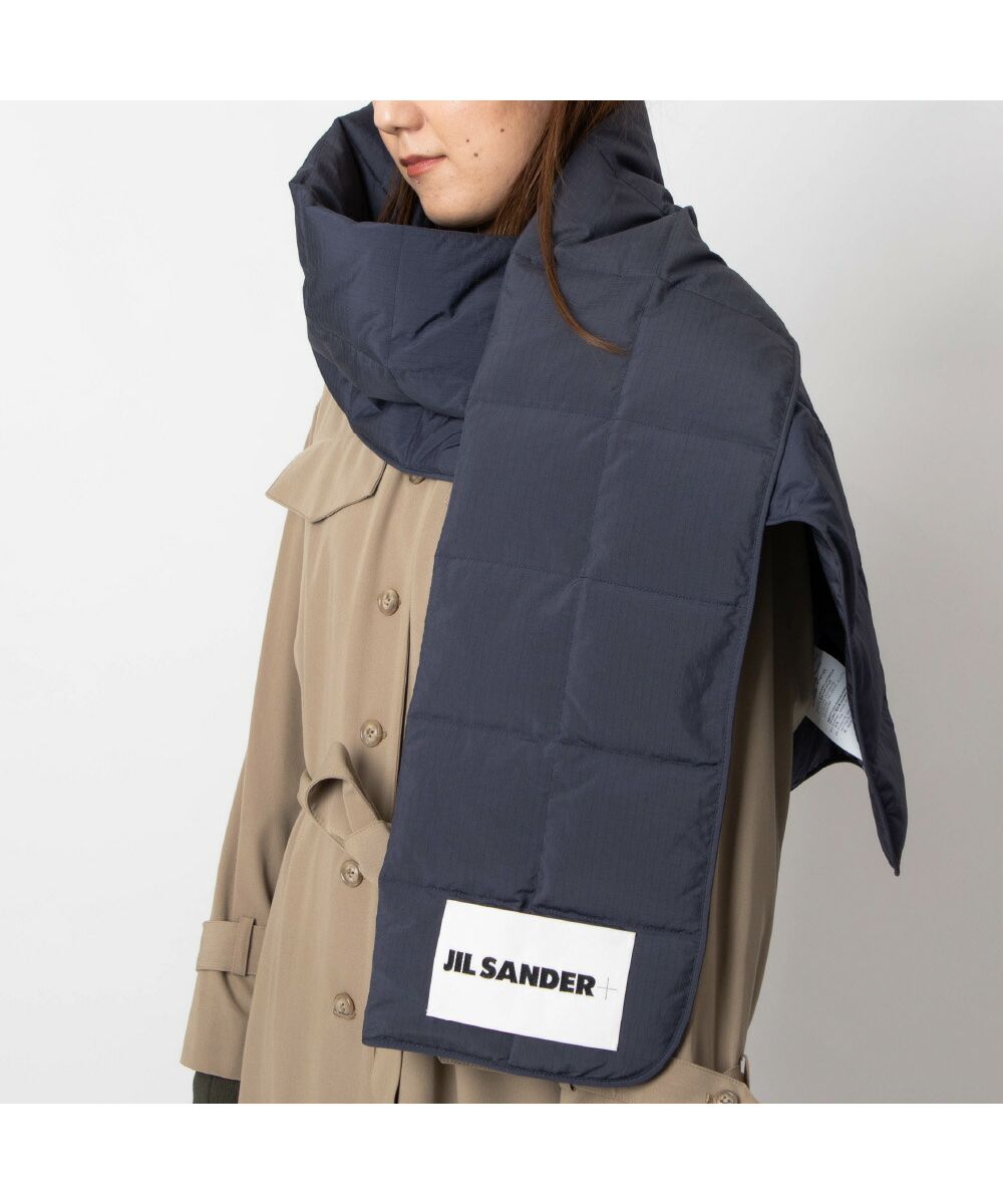 泣く泣く出品致しますJIL SANDAR  マフラー ダウン スカーフ JIL SANDER+