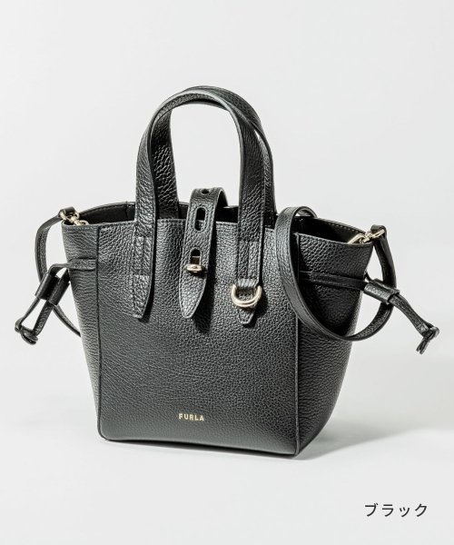 FURLA(フルラ)/フルラ FURLA BASRFUA HSF000 ハンドバッグ レディース バッグ ショルダーバッグ 手提げ ネット ミニトート 旅行 軽量 シンプル プレゼン/ブラック