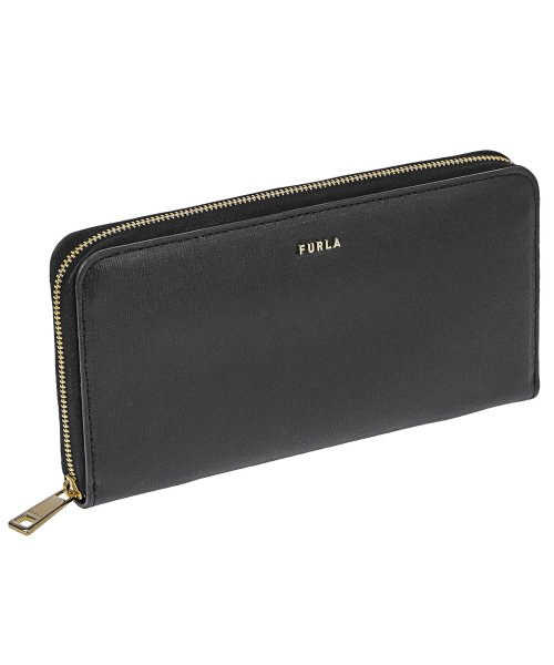 FURLA(フルラ)/フルラ FURLA PCX7UNO B30000 長財布 レディース 財布 バビロン BABYLON XLサイズ キレカジ 無地 シンプル ジップアラウンド ブ/ブラック