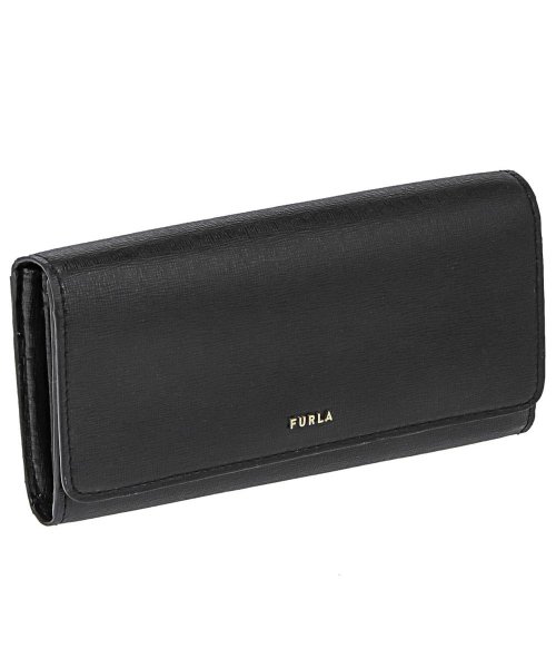 FURLA(フルラ)/フルラ FURLA 長財布 PCY2UNO HSF000 レディース 財布 レザー 小銭入れ付き シンプル ロゴ カジュアル 黒 バビロン BABYLON プレ/ブラック