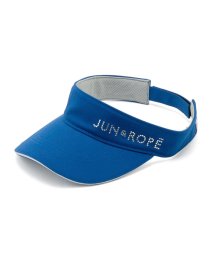 JUN and ROPE(ジュン＆ロペ)/ラインストーンロゴツイルバイザー/ブルー（44）