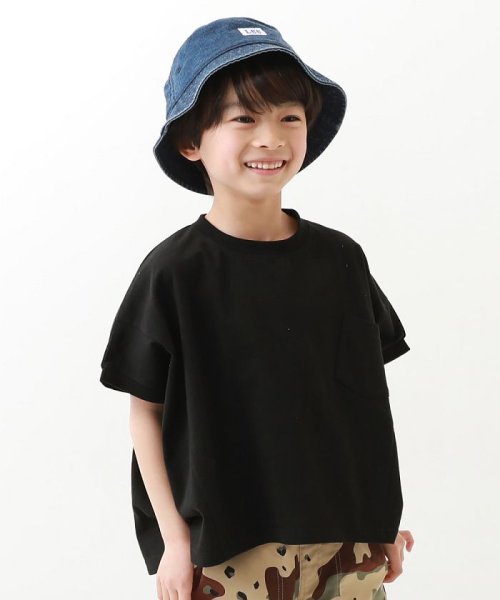 devirock(デビロック)/モモンガTシャツ 子供服 キッズ 男の子 女の子 トップス 半袖Tシャツ Tシャツ /ブラック