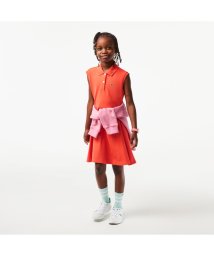 LACOSTE KIDS(ラコステ　キッズ)/GIRLS ノースリーブポロドレス/オレンジ