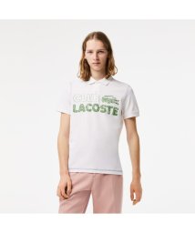 LACOSTE Mens(ラコステ　メンズ)/ヴィンテージプリントポロシャツ/ホワイト