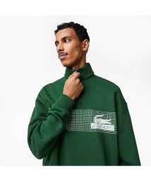 LACOSTE Mens/クラシックプリントハーフジップスウェット/505247010