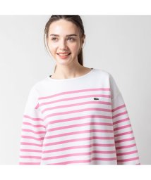 LACOSTE/クールマックスミラノリブニットボーダーTシャツ/505247016