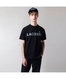 LACOSTE Mens/ヘビーウェイトブランドネーム ラバープリント ロゴ半袖Tシャツ/505247023