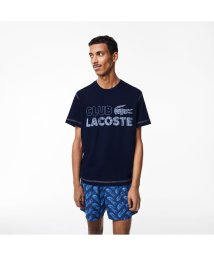 LACOSTE Mens(ラコステ　メンズ)/ヴィンテージプリントクルーネックTシャツ/ネイビー