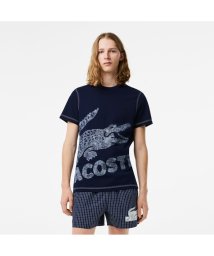 LACOSTE Mens(ラコステ　メンズ)/オーバーサイズプリントTシャツ/ネイビー