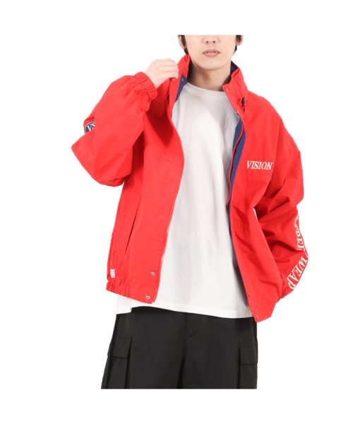 MAC HOUSE(men)(マックハウス（メンズ）)/VISION STREET WEAR ヴィジョンストリートウェア スケーターズジャケット 3505003/レッド