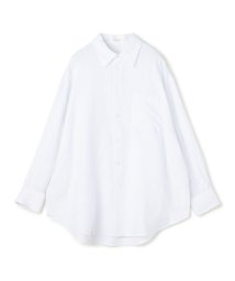 MACPHEE(MACPHEE)/リネンシャイニング オーバーサイズドシャツ/11ホワイト