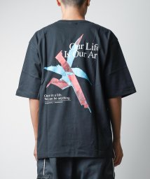 ar/mg/【Kt】【FM5708】【SIXSENCERECORD×FRANKLIN & MARSHALL】BACKプリントS/S TEE/505216930