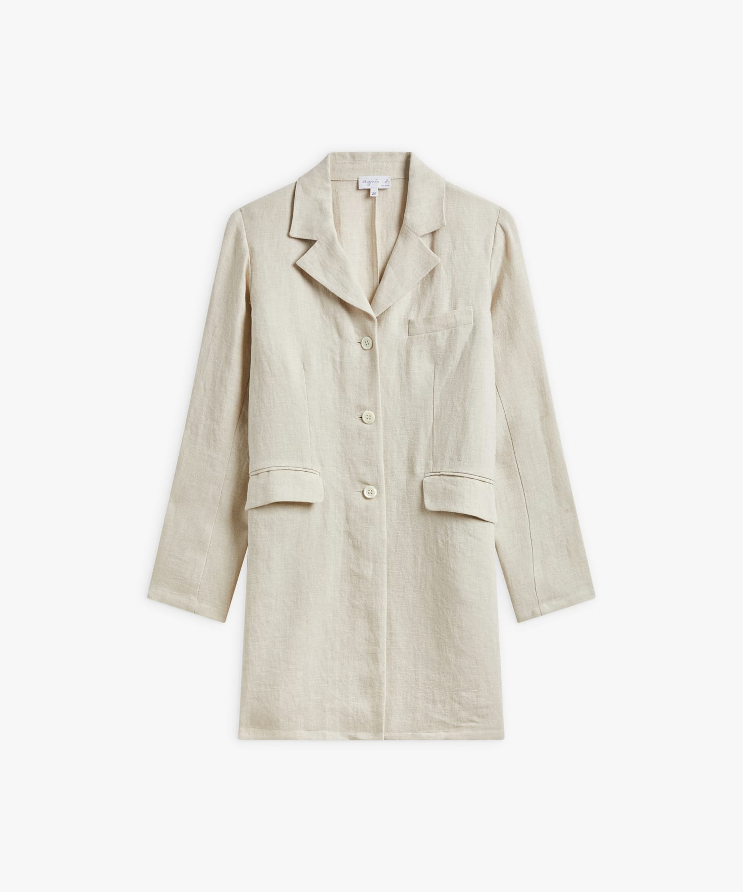 アニエスベー 麻ロングコート 【公式通販】