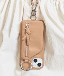 BEAUTY&YOUTH UNITED ARROWS(ビューティーアンドユース　ユナイテッドアローズ)/＜AJEW＞DRESS チェーンストラップ iPhone13ケース/BEIGE