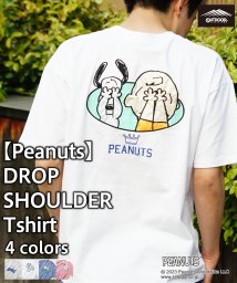 OUTDOOR PRODUCTS/【OUTDOORPRODUCTS】PEANUTS ピーナッツ スヌーピー プリント 刺繍 T オーバーサイズ/505229267