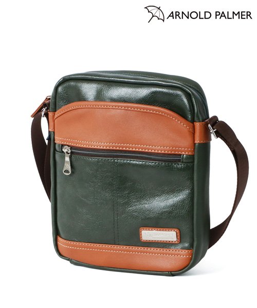 【セール】【Arnold Palmer】アーノルドパーマー アンティーク エコレザー ショルダーバッグ メンズ 斜めがけ ボディバッグ