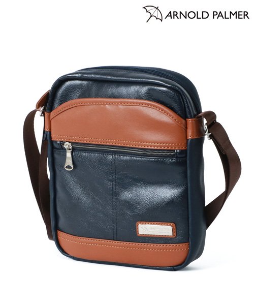 【セール】【Arnold Palmer】アーノルドパーマー アンティーク エコレザー ショルダーバッグ メンズ 斜めがけ ボディバッグ
